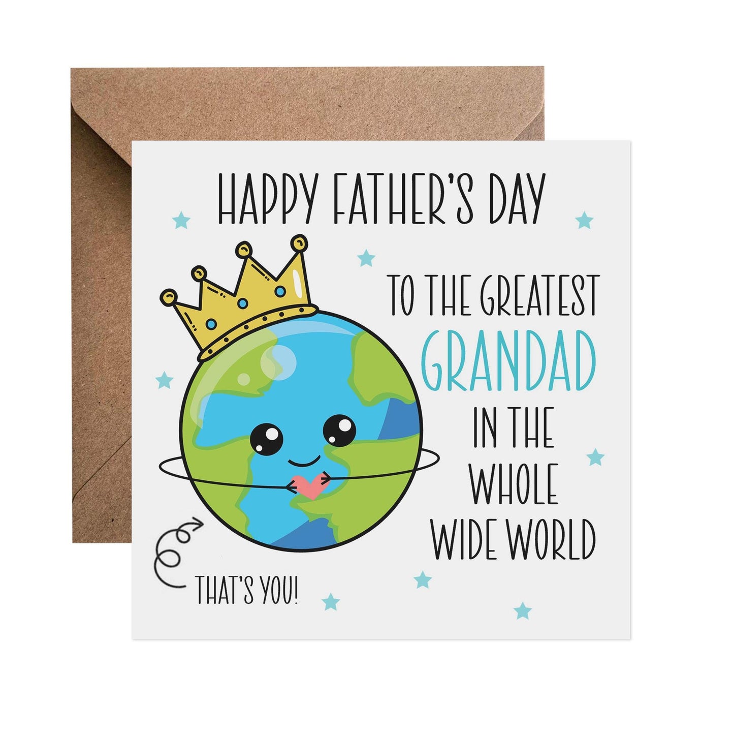 Greatest Grampy In The Whole Wide World - Father's Day Card - PMPrinted