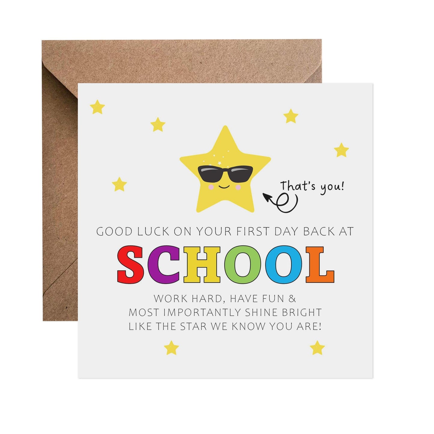 Back To School - Work Hard, Have Fun & Shine Bright - PMPrinted