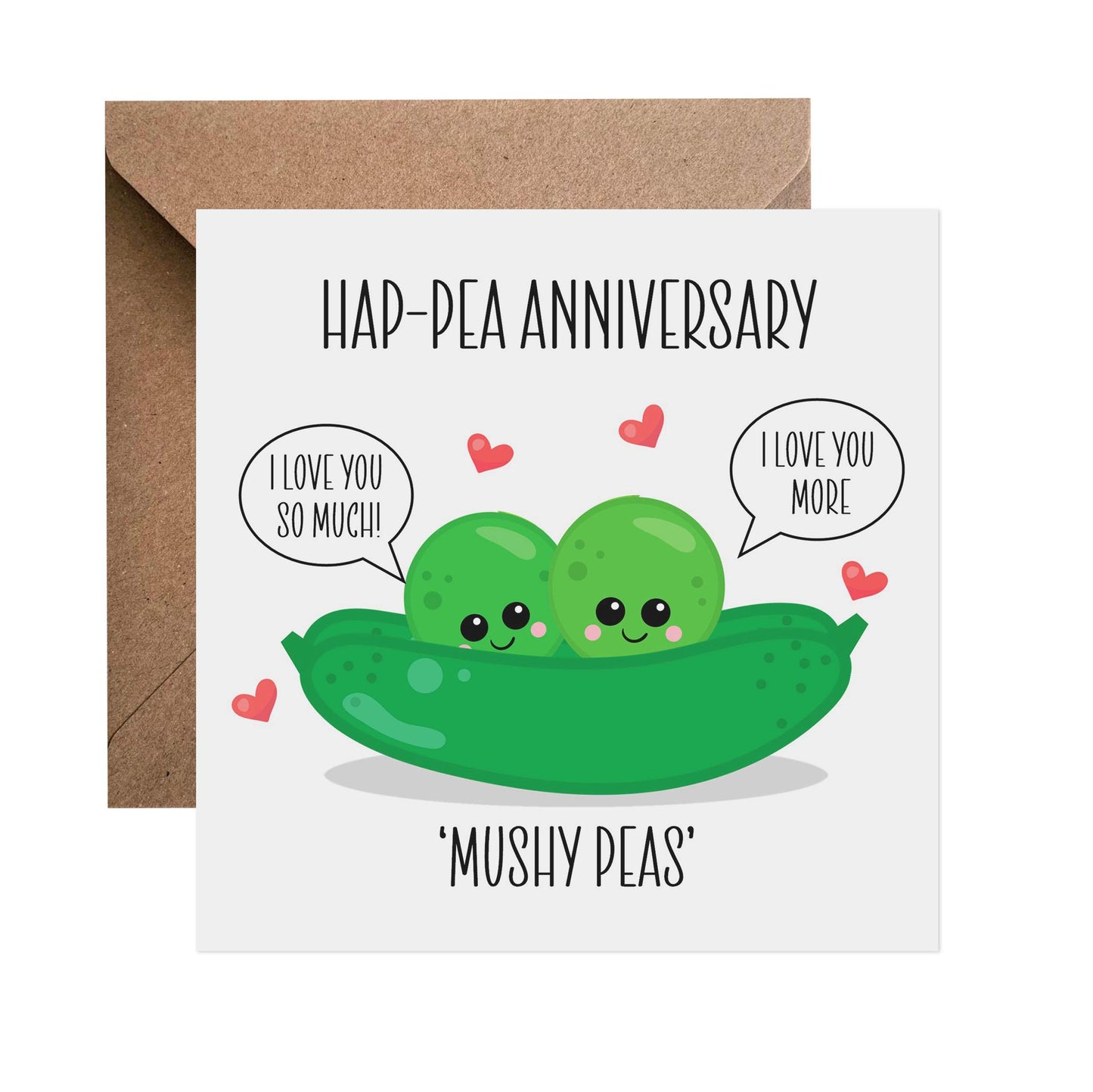 Mushy Peas - Anniversary Card - PMPrinted