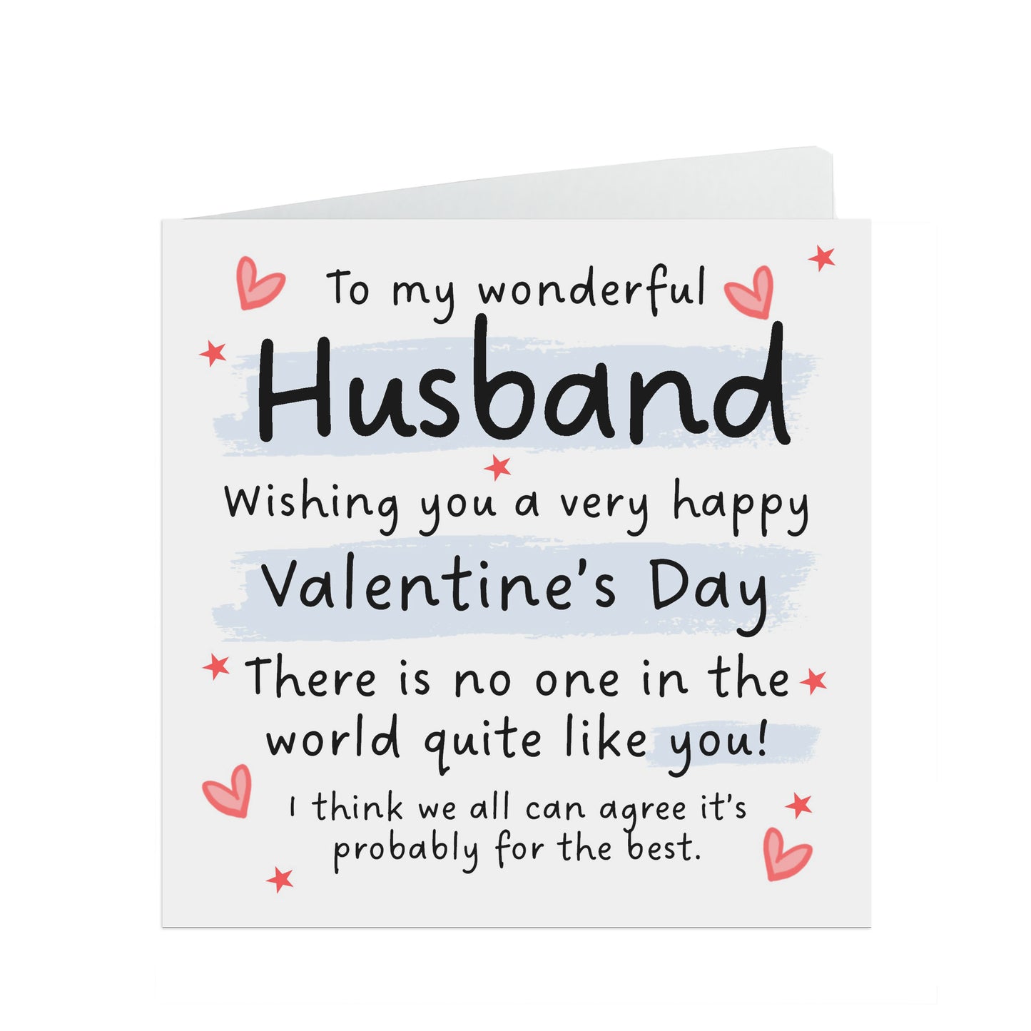 Husband Valentine's Card - Funny No One In The World Quite Like You!