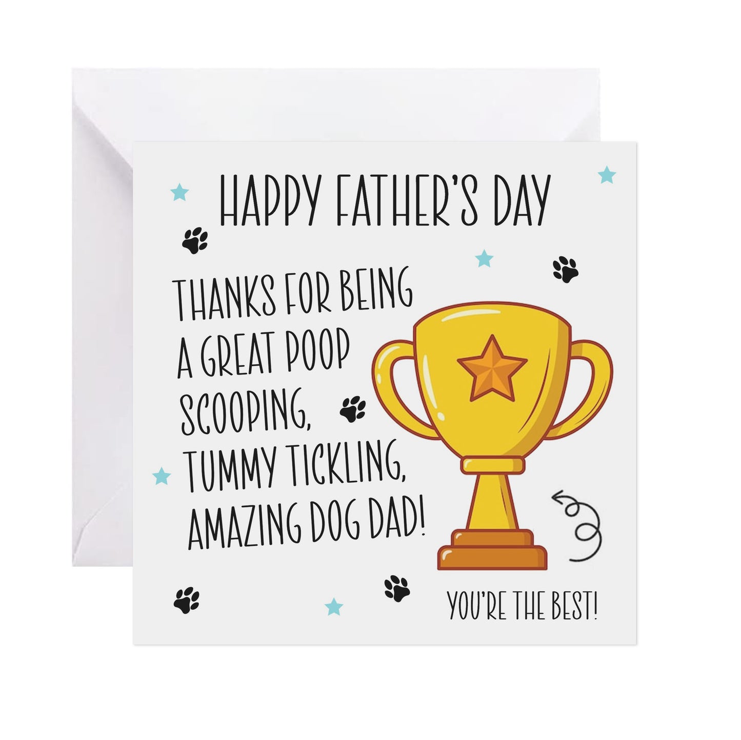 Amazing Dog Dad - Father's Day Card