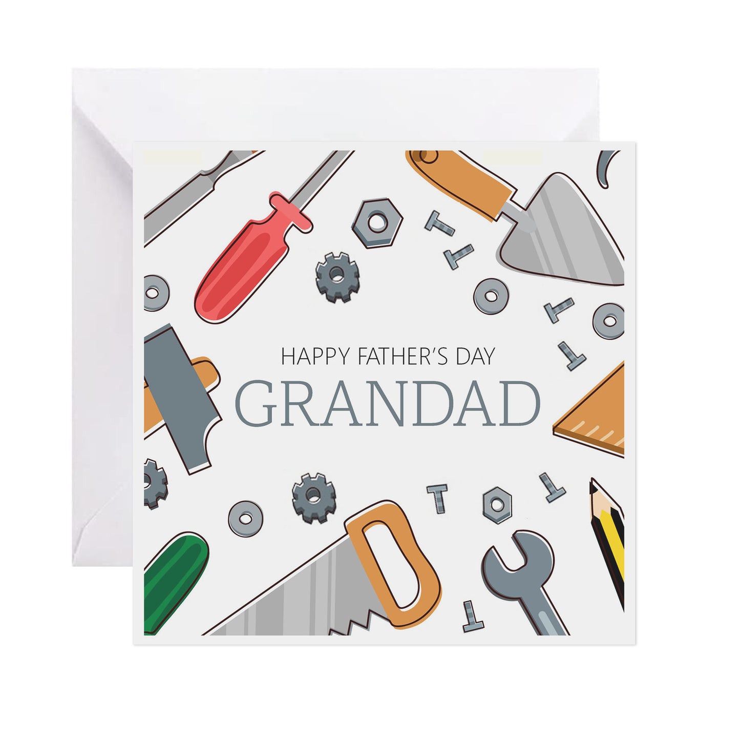 Grandad DIY Tools - Father's Day Card