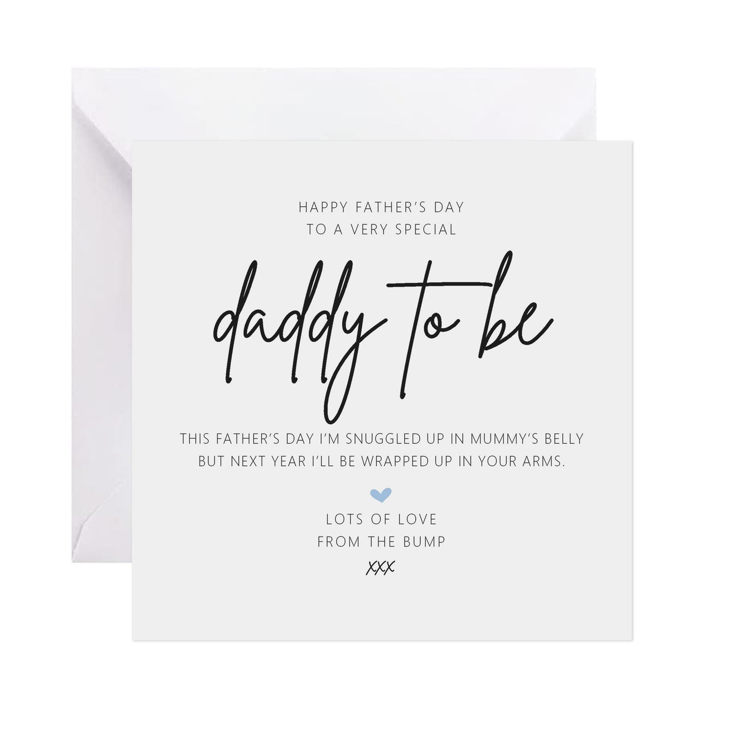 Daddy To Be Father's Day Card - Next Year I'll Be Wrapped In Your Arms