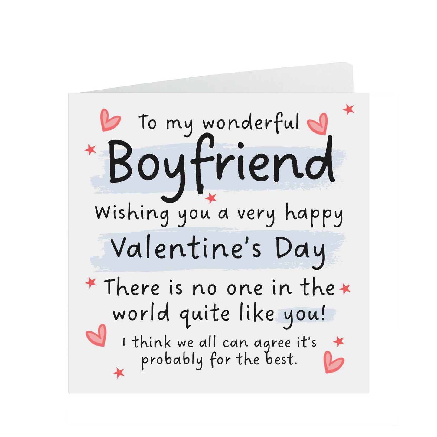 Boyfriend Valentine's Card - Funny No One In The World Quite Like You!
