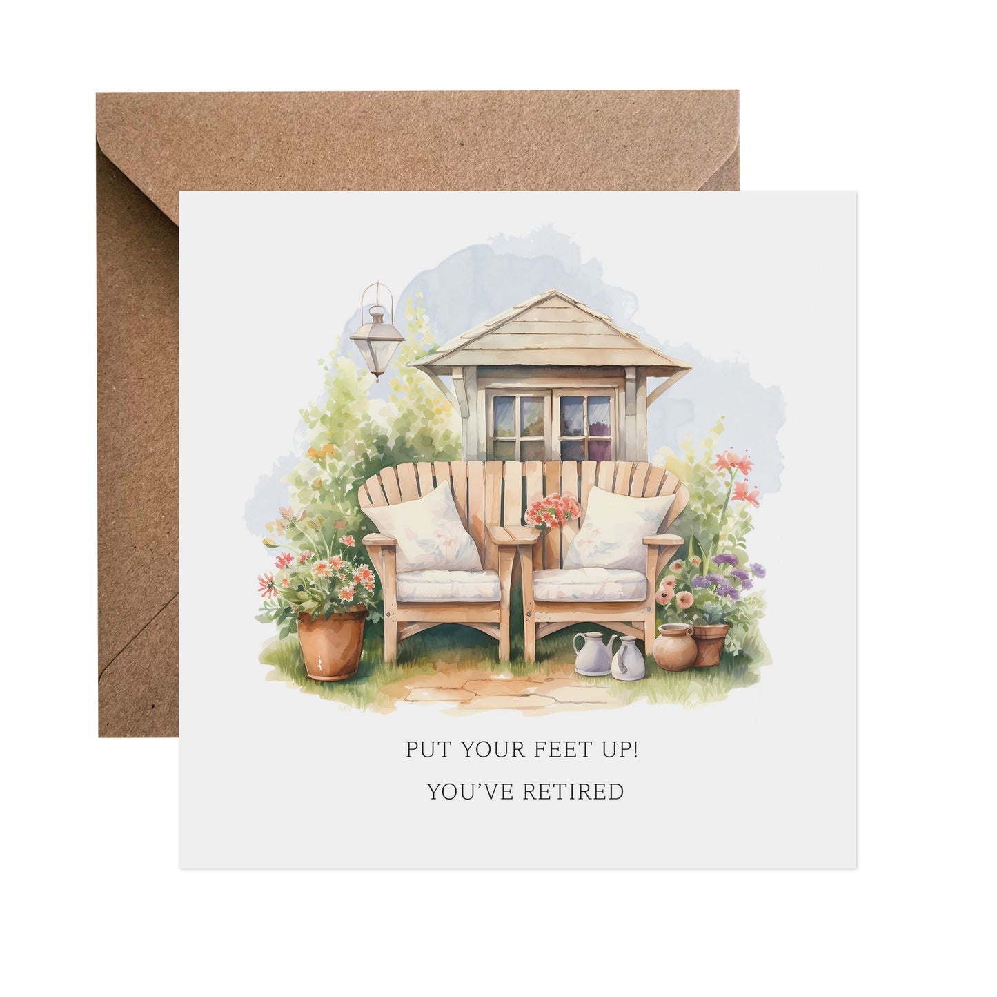 Put Your Feet Up - Retirement Card