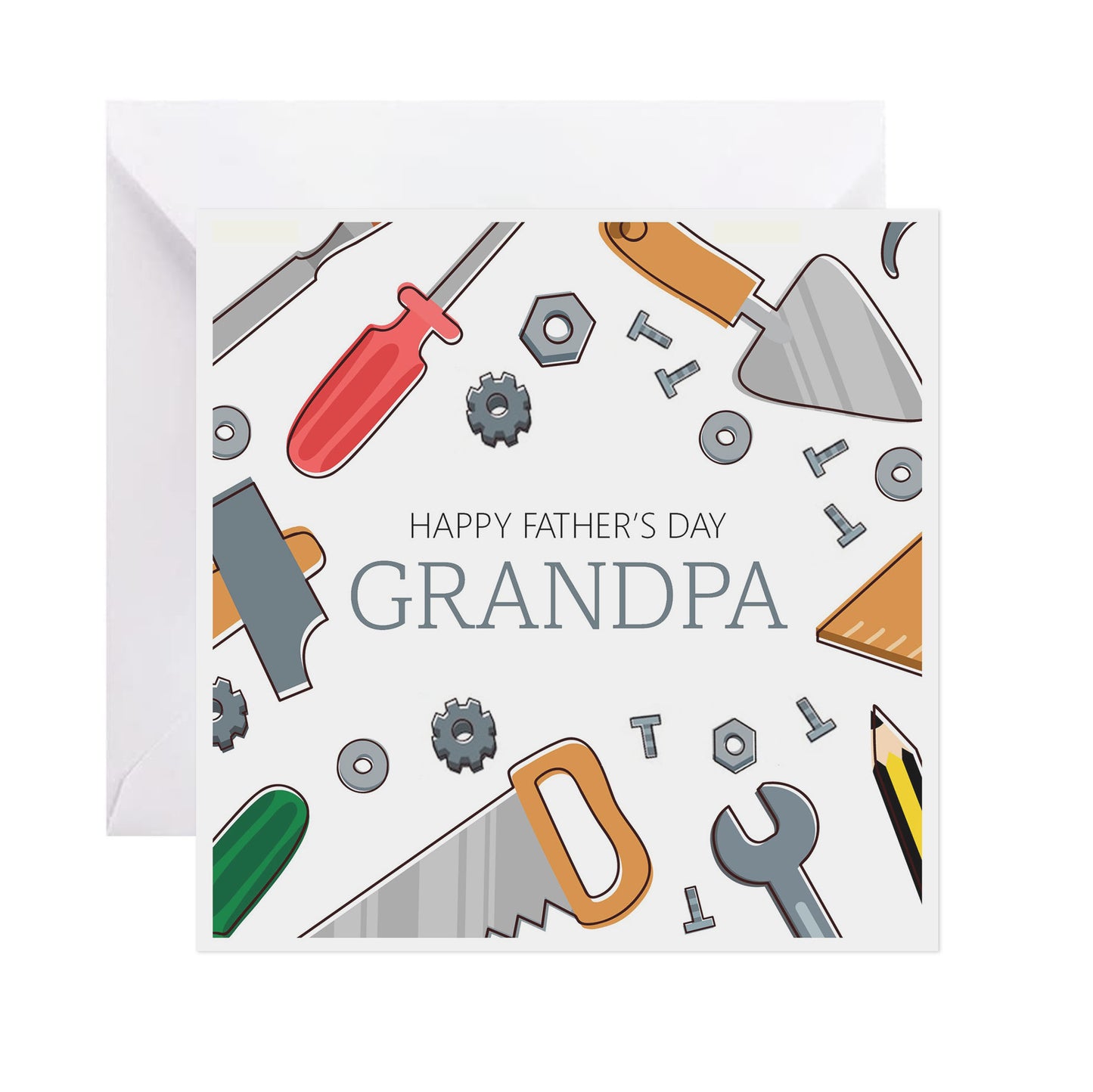 Grandpa DIY Tools - Father's Day Card