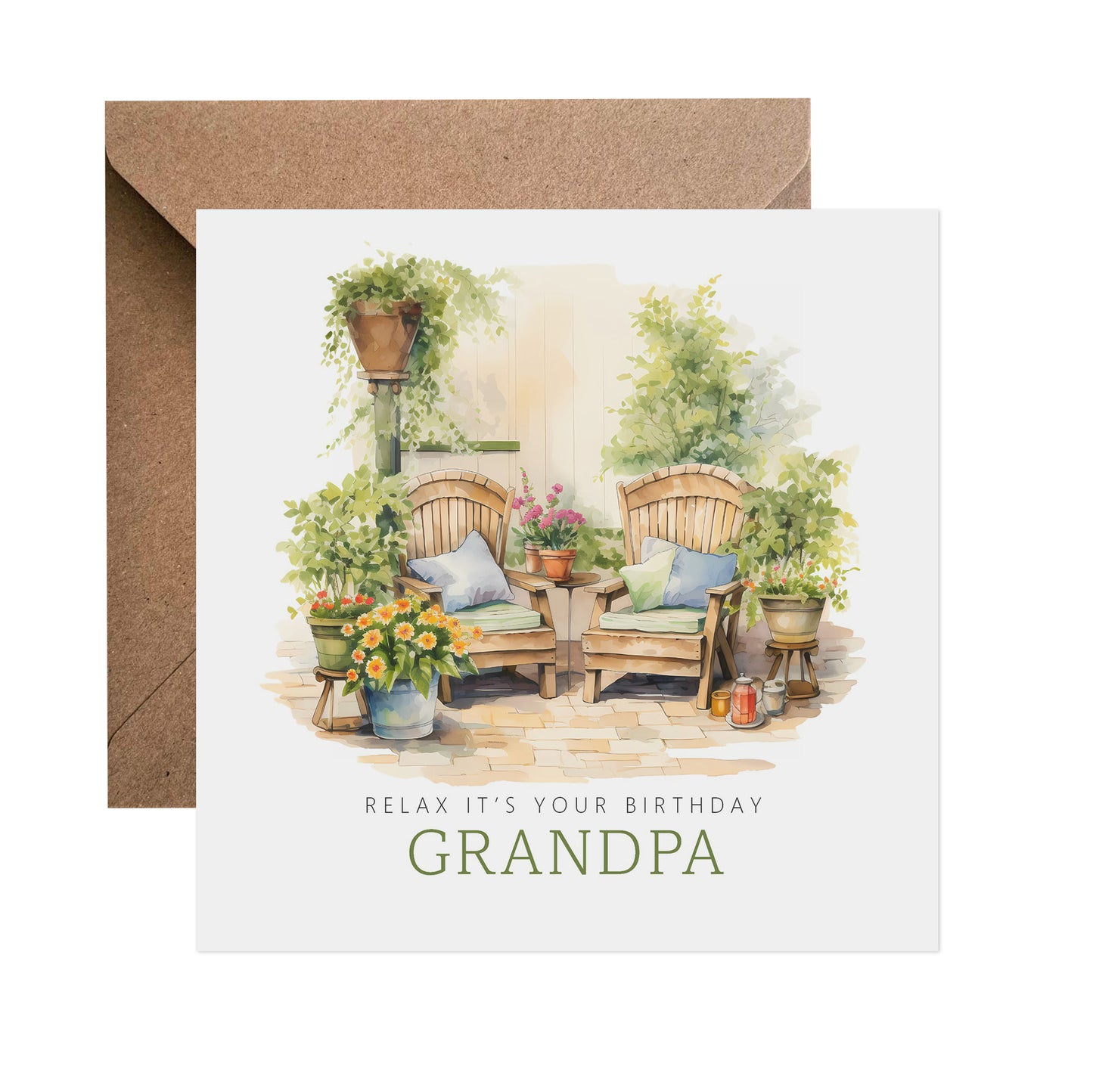 Grandpa - Relax It's Your Birthday Card