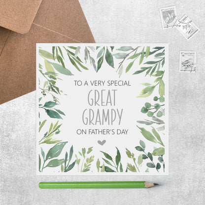 Classic Greenery On Fathers day - Lots of Relations