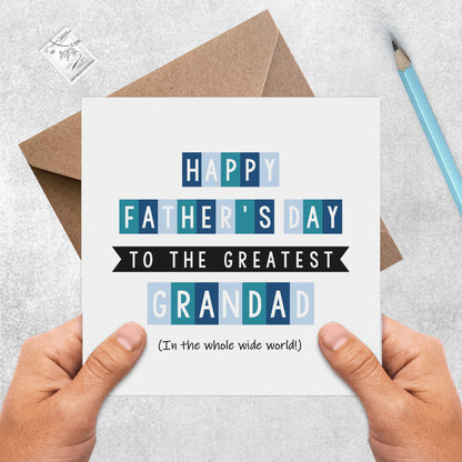 Greatest In The World Father's Day Card - Lots Of Relations