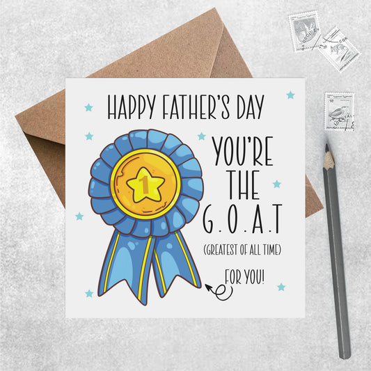 G.O.A.T - Father's Day Card