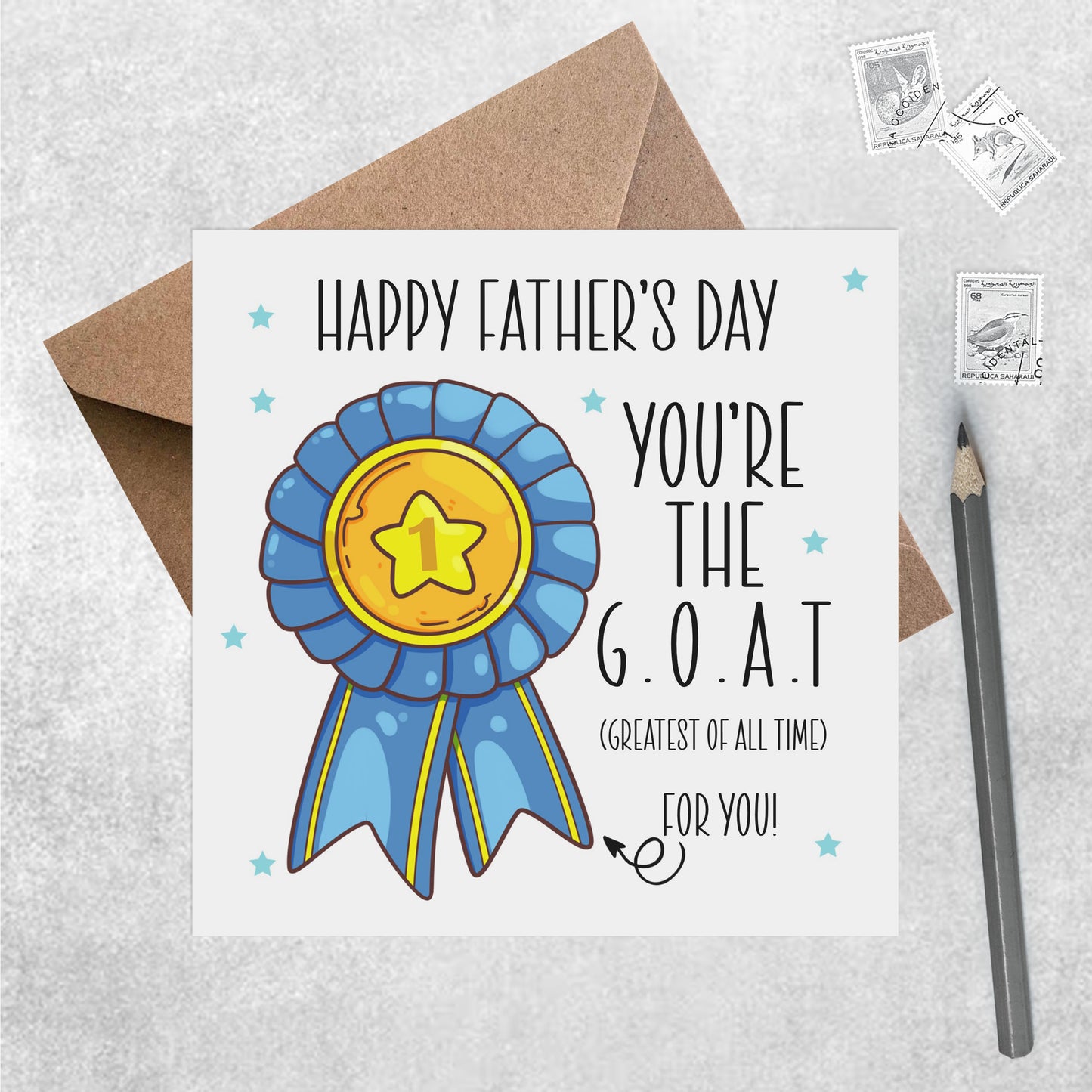 G.O.A.T - Father's Day Card