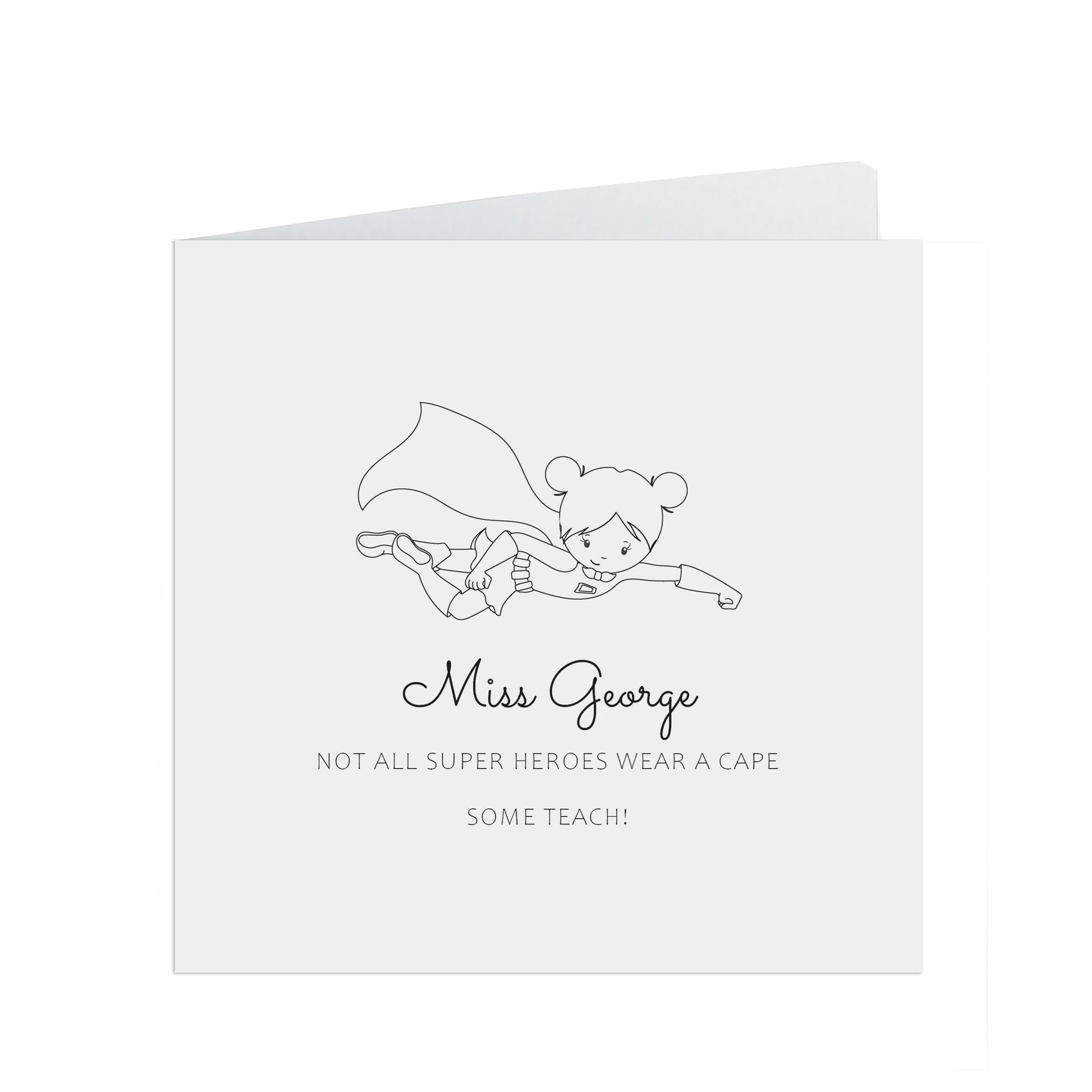 PMPrinted | Teacher Card