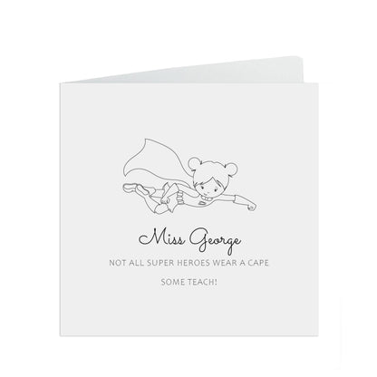 PMPrinted | Teacher Card