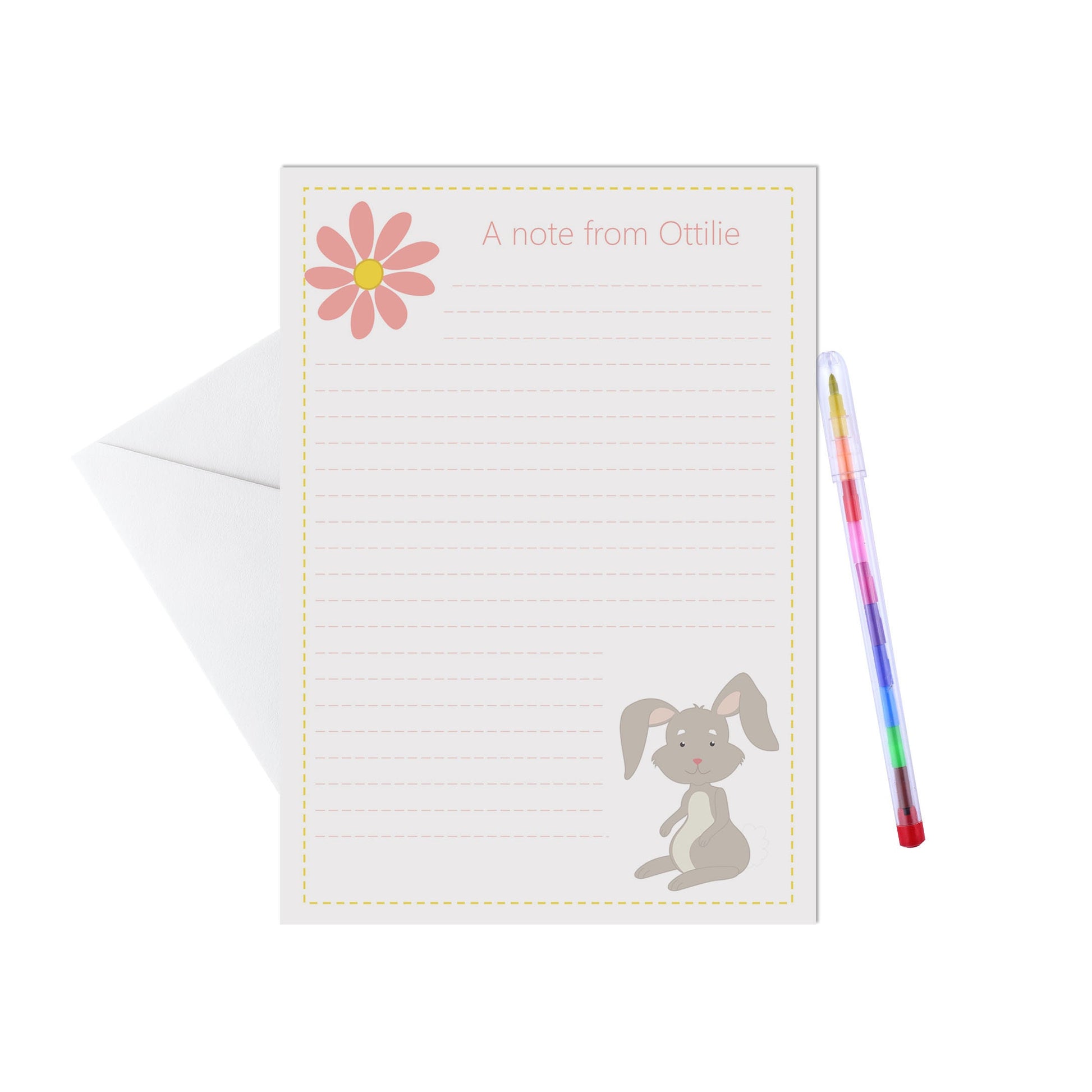 Woodland Personalised Letter Writing Set - A5 Pack Of 15 Sheets & Envelopes - PMPrinted