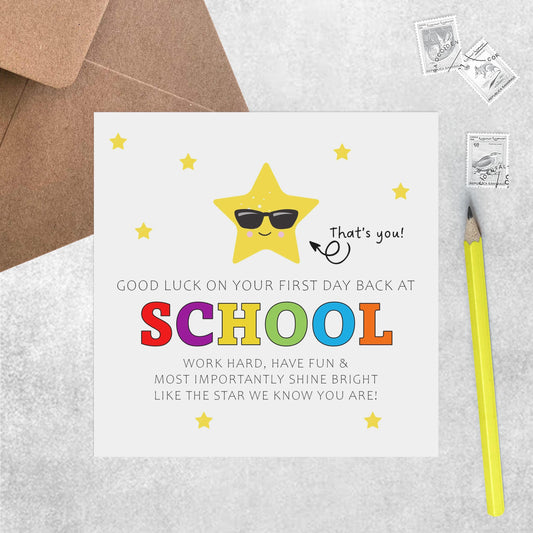 Back To School - Work Hard, Have Fun & Shine Bright