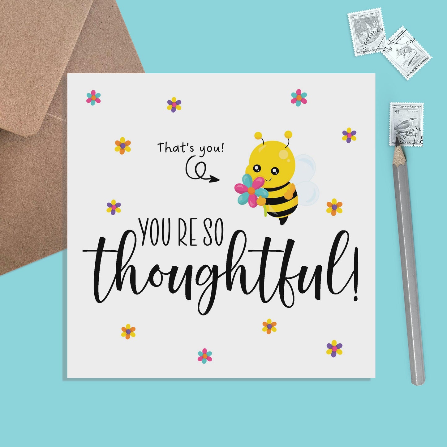 You're So Thoughtful! Encouragement Card - PMPrinted