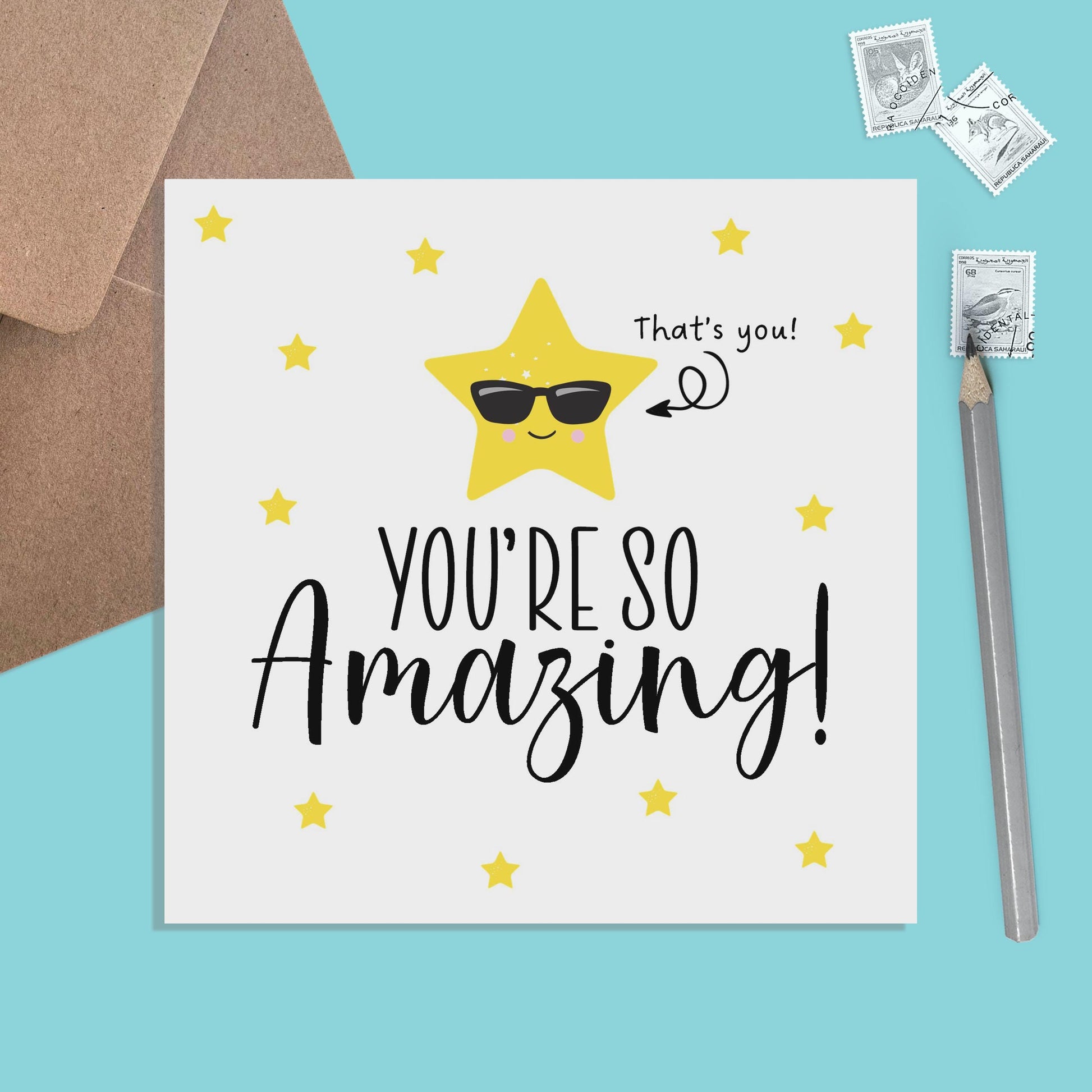 You're So Amazing! - Friendship Gift, Thank You Gift, Best Friend, Positivity, Motivation or Encouragement Gift - PMPrinted