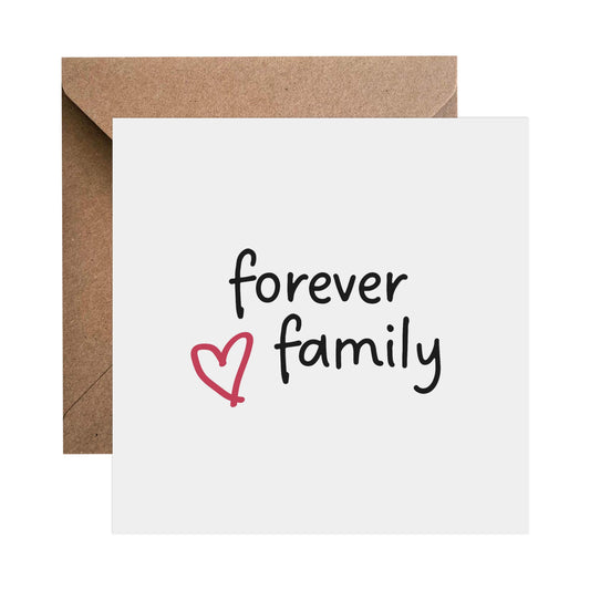 Forever Family - Adoption Card - PMPrinted