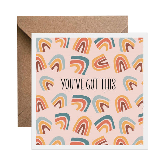 You've Got This - Encouragement Card, New Job, Good Luck, Interview, Promotion - PMPrinted