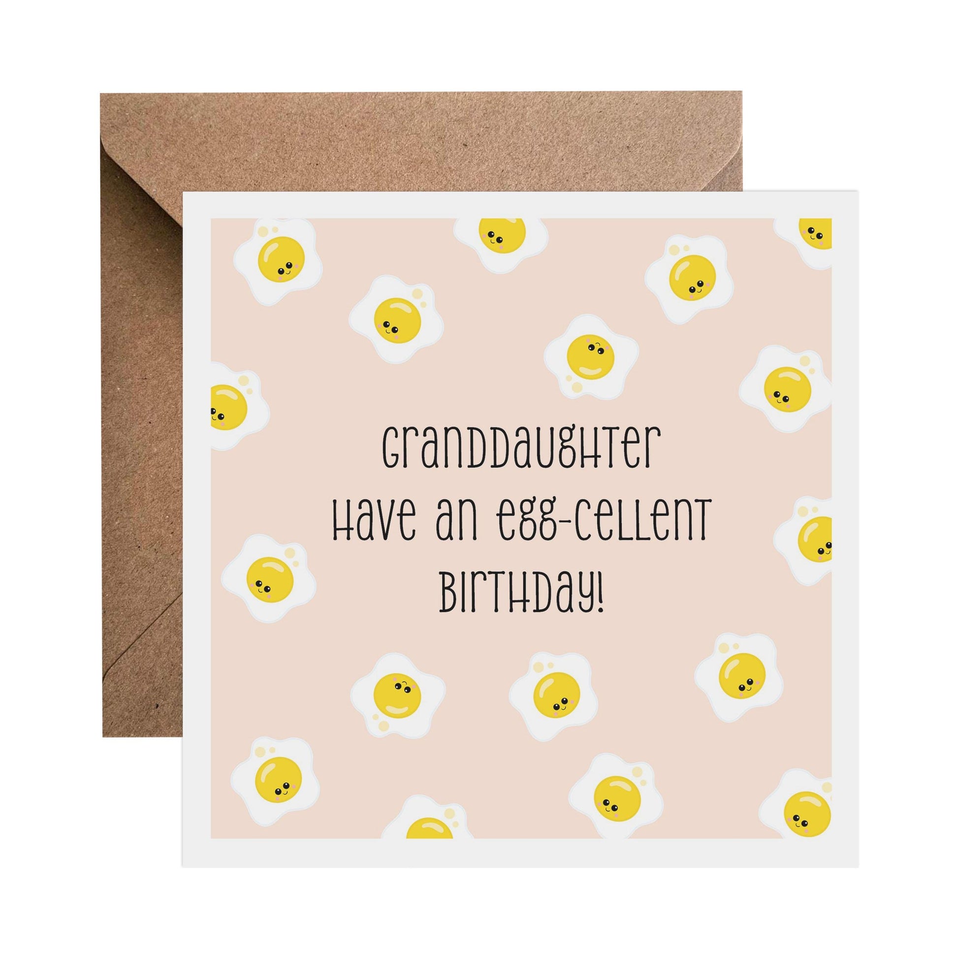 Granddaughter Have An Egg-cellent Birthday Card - PMPrinted