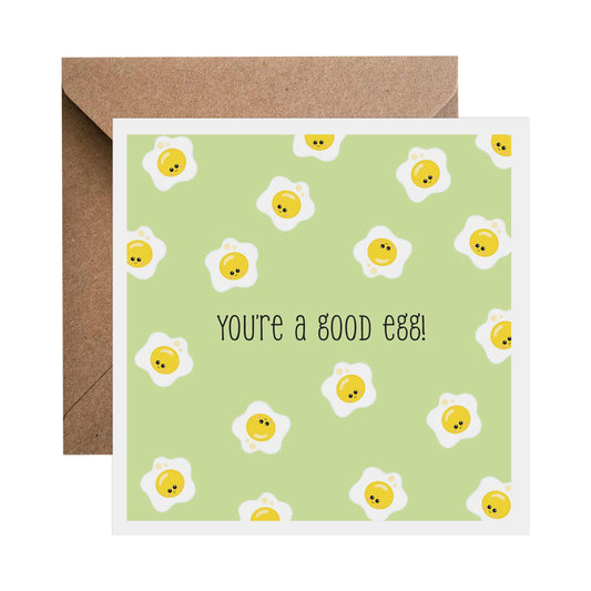 You're A Good Egg - Funny Congratulations Card, Graduation, Well Done, Thank You, Proud Of You! - PMPrinted