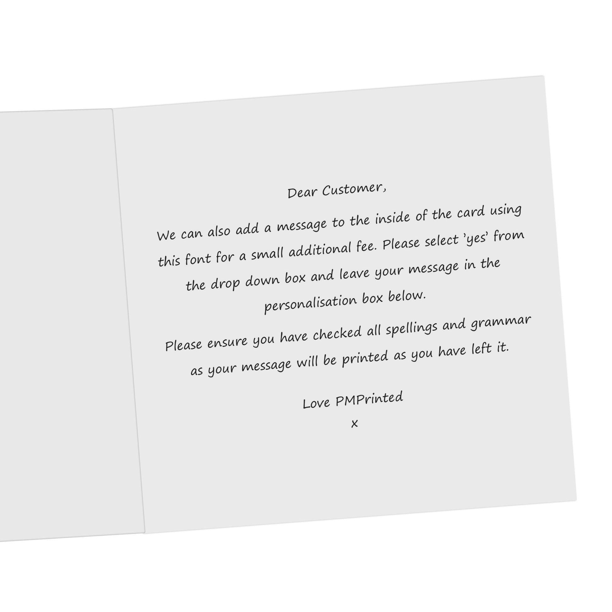 10th Anniversary Card - Personalised Ten Years Down Forever To Go - PMPrinted