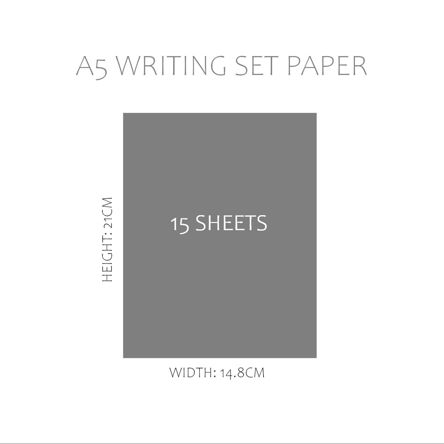 Woodland Personalised Letter Writing Set - A5 Pack Of 15 Sheets & Envelopes - PMPrinted