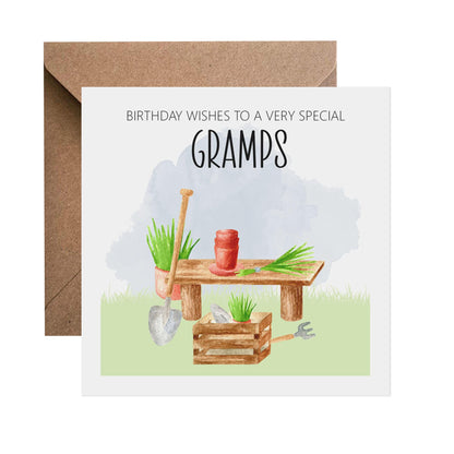 Gramps Birthday Card, Gardening Design - PMPrinted
