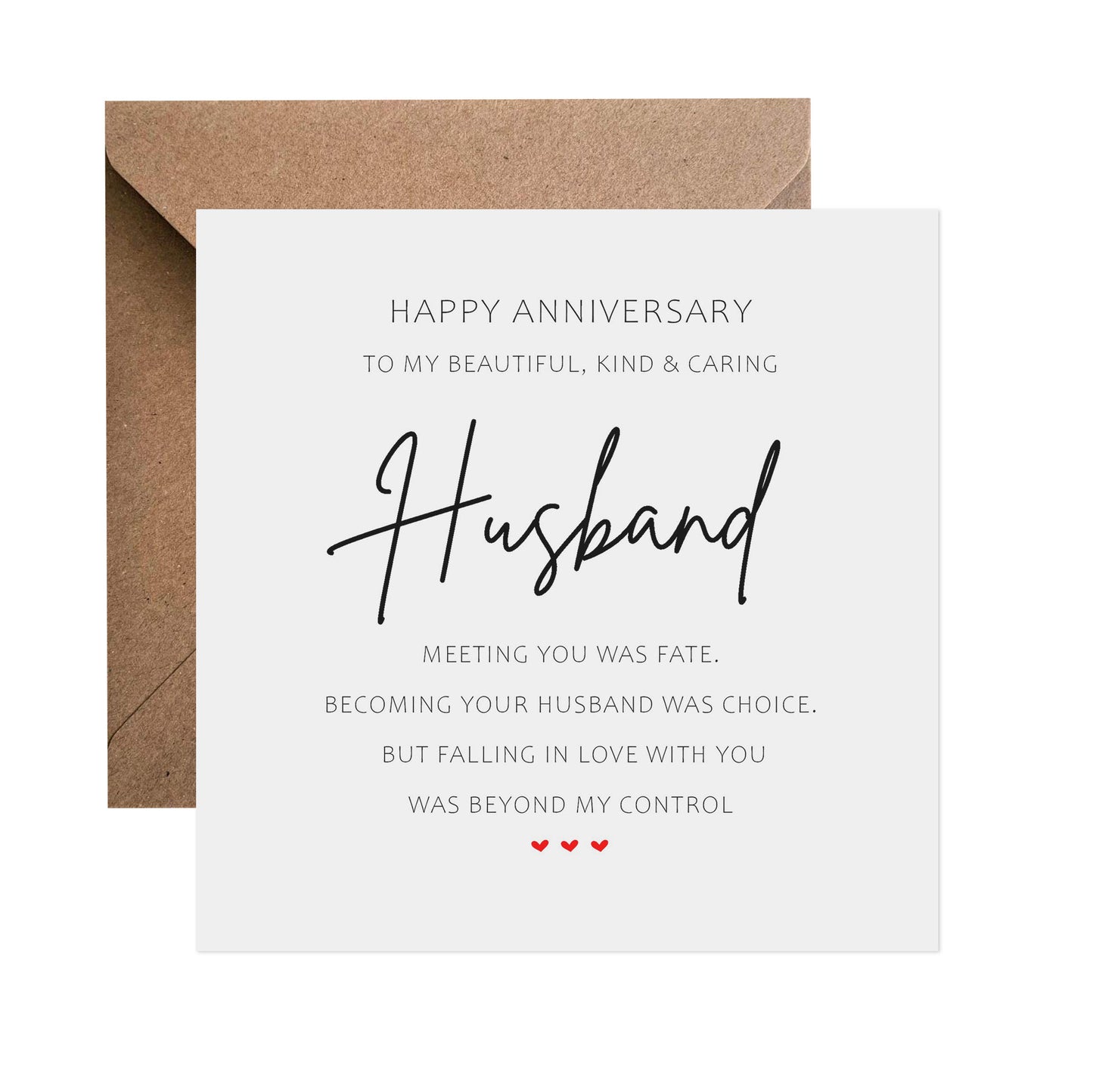 Meeting You Was Fate Anniversary Card - Choose Your Recipient