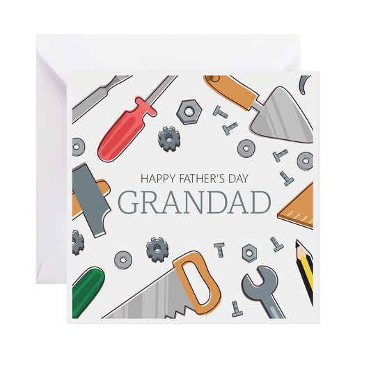Grandad DIY Tools - Father's Day Card