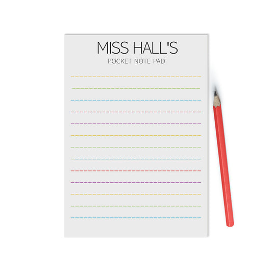 A6 Teacher Pocket Notepad