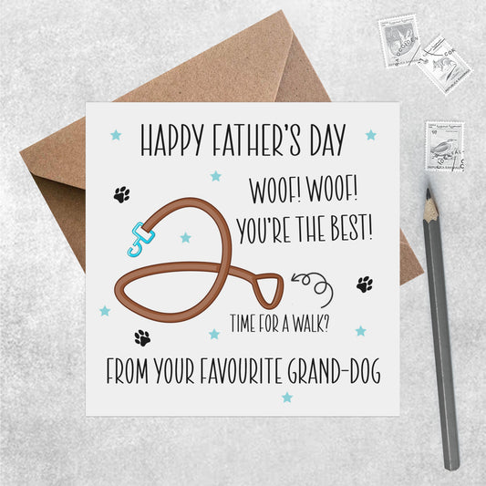 From Your Grand-Dog - Father's Day Card