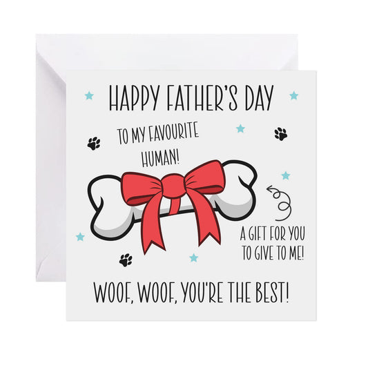 My Favourite Human - Father's Day Card