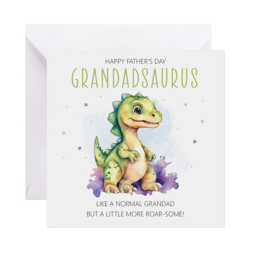 Roarsome Grandad Dinosaur Father's Day Card