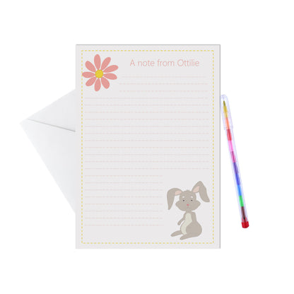 Woodland Animal Personalised Letter Writing Set - 15 Sheets & Envelopes - Lot Of Designs