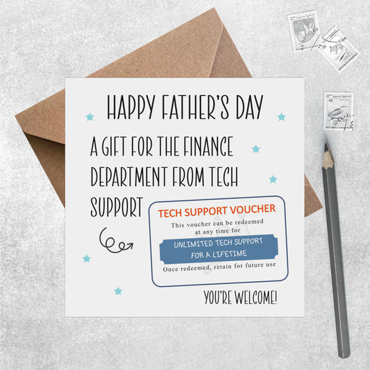 From Your Tech Support - Father's Day Card