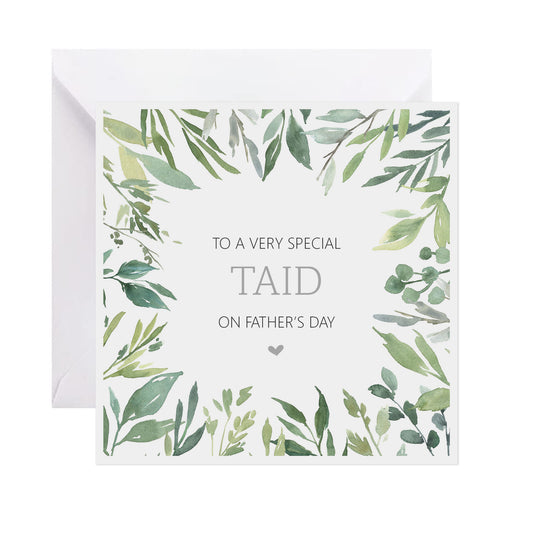 Taid Classic Greenery Father's Day Card
