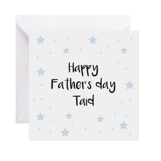 Taid Star Father's Day Card
