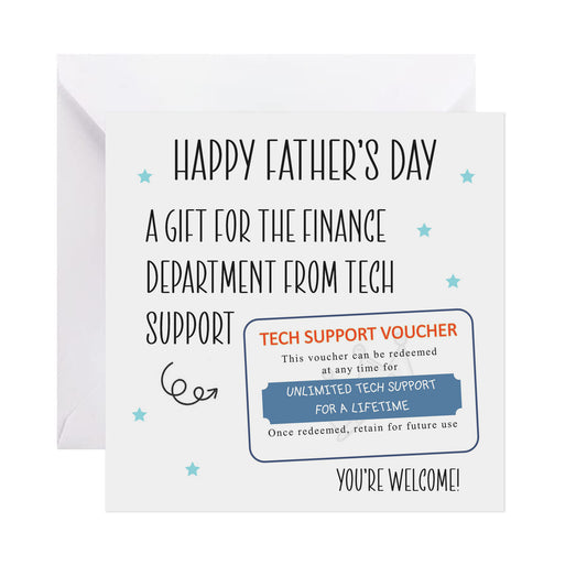 From Your Tech Support - Father's Day Card
