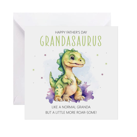 Roarsome Granda Dinosaur Father's Day Card