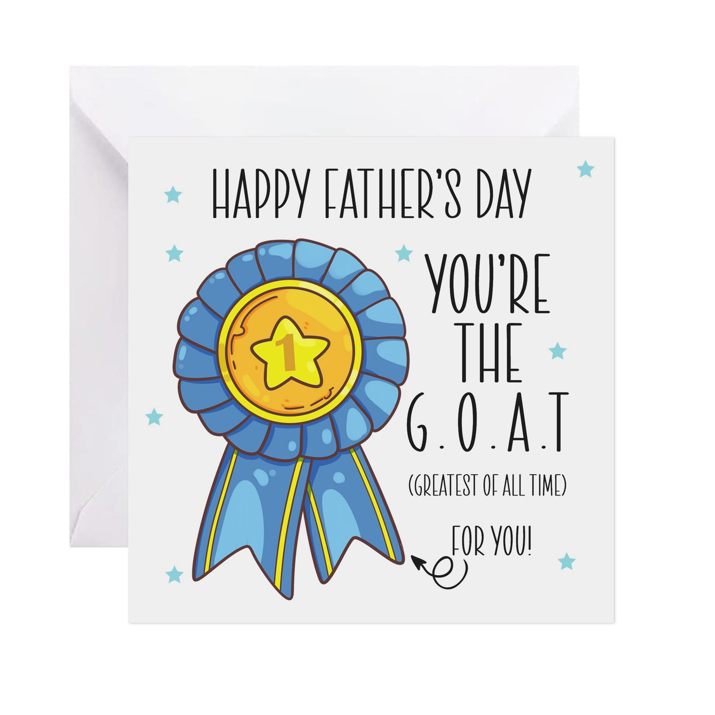 G.O.A.T (Greatest Of All Time) - Father's Day Card