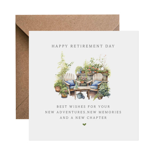 New Adventures, New Memories - Retirement Card