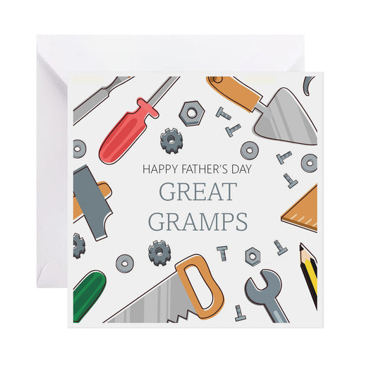 Great Gramps DIY Tools - Father's Day Card