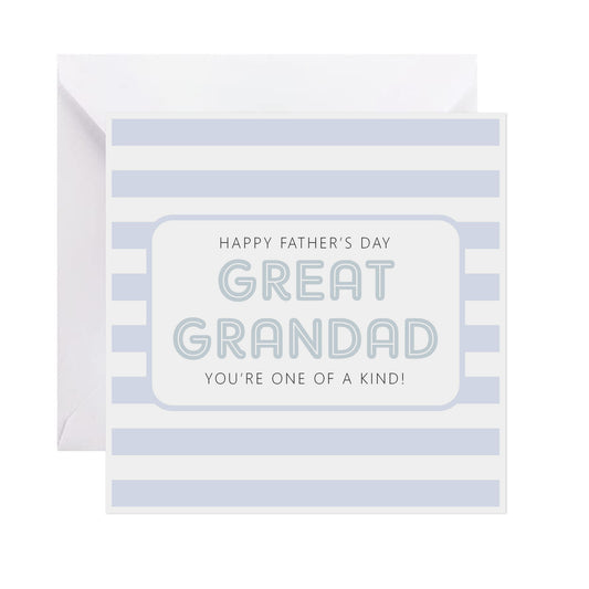 Great Grandad, You're One Of A Kind! - Father's Day Card