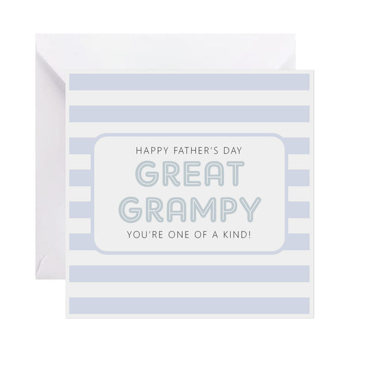 Great Grampy, You're One Of A Kind! - Father's Day Card