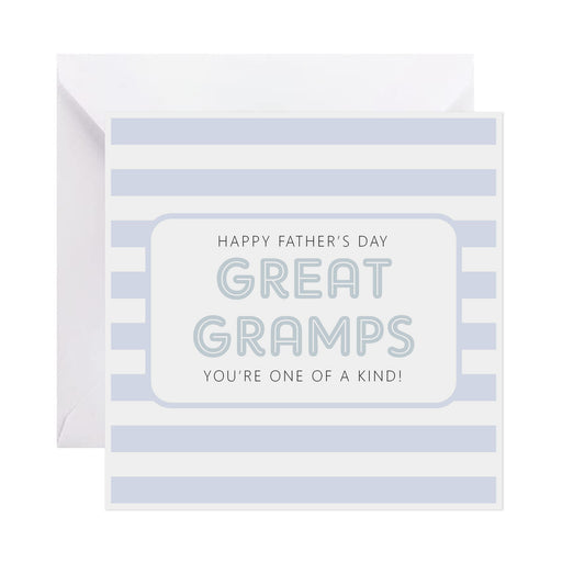 Great Gramps, You're One Of A Kind! - Father's Day Card