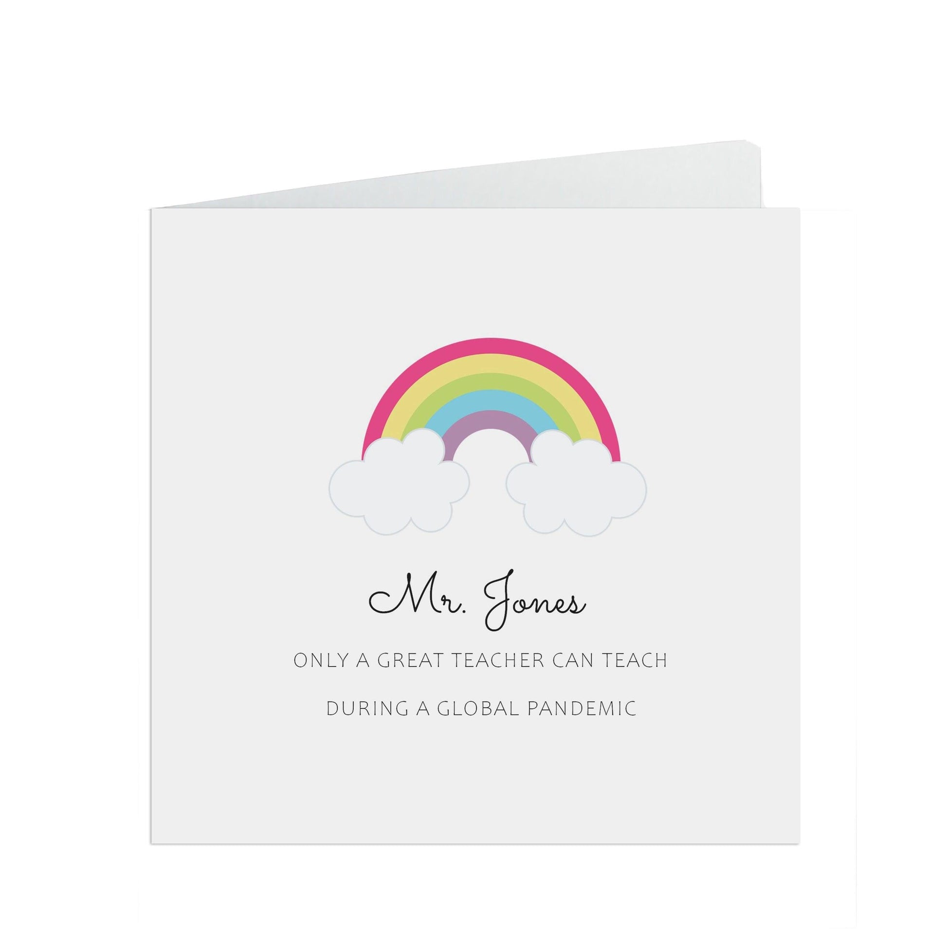 Helping Me Shine Thank You Teacher, Personalised End Of Term Card by PMPRINTED 