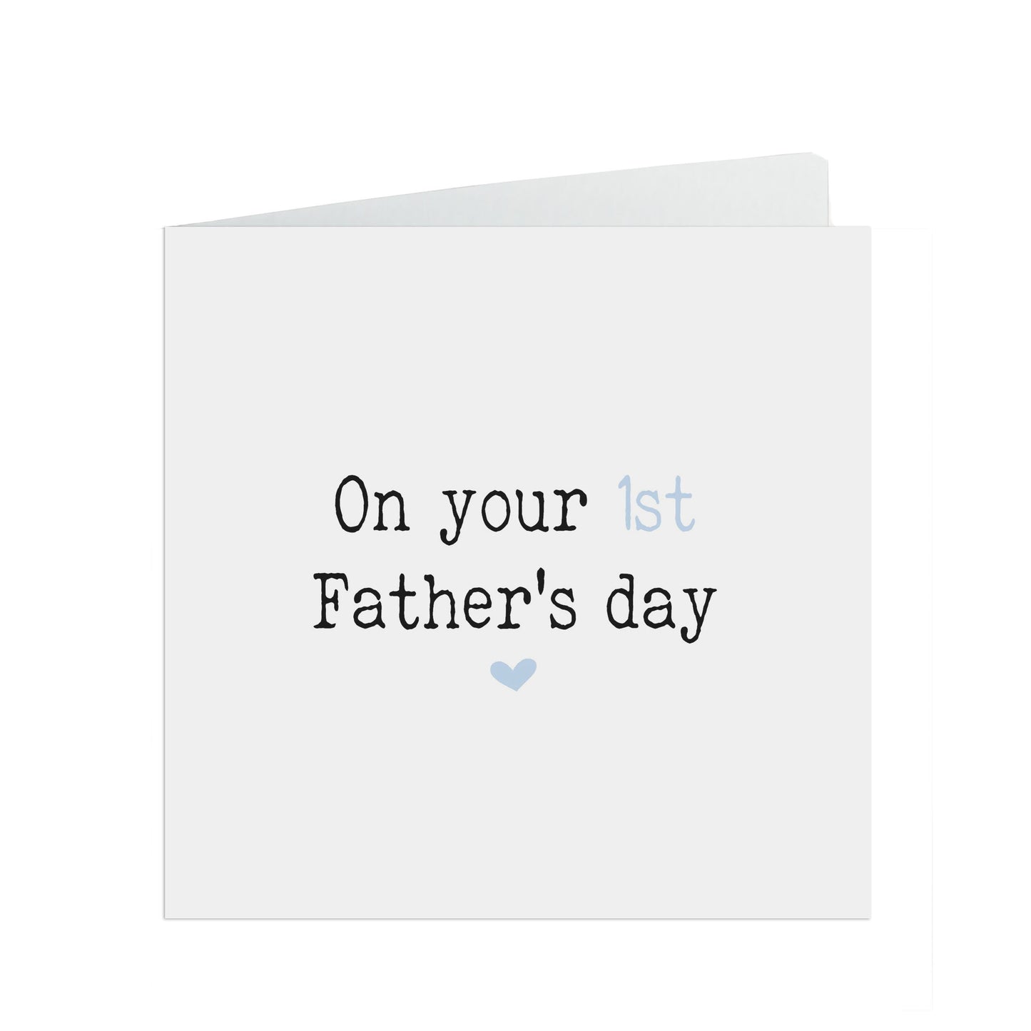  Daddy 1st Father's Day Card, Simple New Daddy Card by PMPRINTED 