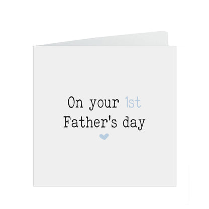  Daddy 1st Father's Day Card, Simple New Daddy Card by PMPRINTED 