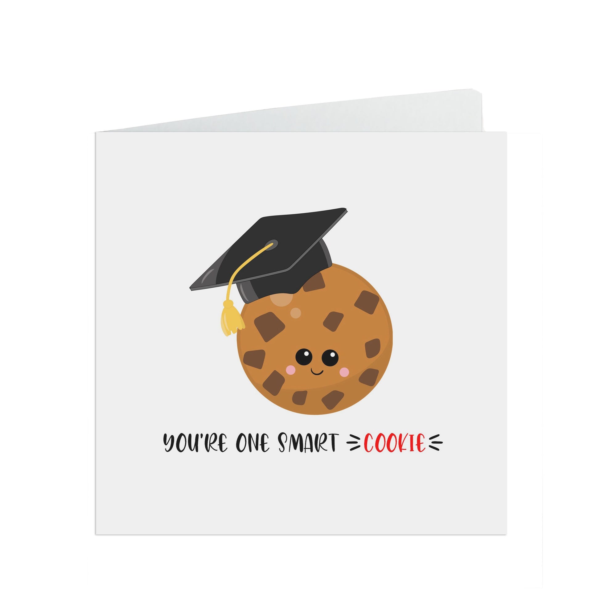 You're one smart cookie!, GCSE or A-level results funny cookie pun card